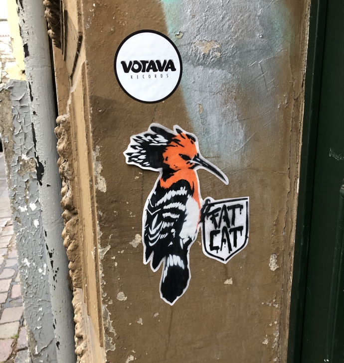 FATCAT Sticker Hamburg Streetart